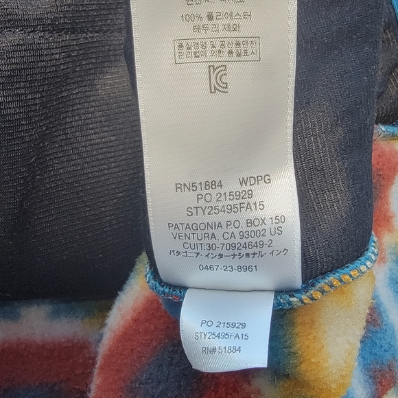 Patagonia Synchilla Fleece Vest Colorful Southwest Women's Size Medium - Picture 7 of 11